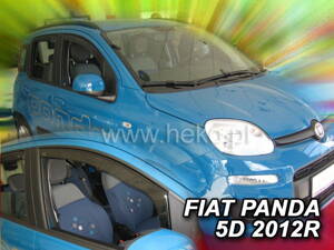 Deflektory Heko - Fiat Panda 5-dverový od 2012
