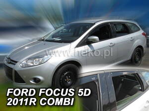 Deflektory Heko - Ford Focus III Combi 2011-2018 (so zadnými)