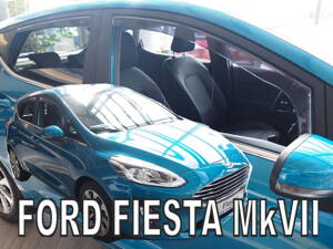 Deflektory Heko - Ford Fiesta 5-dverový od 2017 (so zadnými)