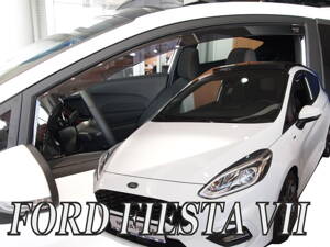 Deflektory Heko - Ford Fiesta 3-dverový od 2017