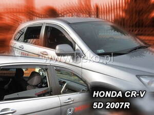 Deflektory Heko - Honda CR-V 2007-2012 (so zadnými)