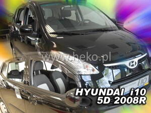 Deflektory Heko - Hyundai i10 2008-2014
