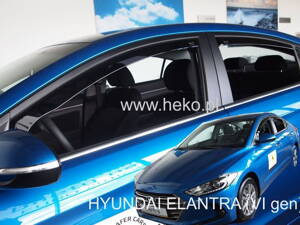 Deflektory Heko - Hyundai Elantra 2016-2020 (so zadnými)