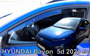 Deflektory Heko - Hyundai Bayon od 2021