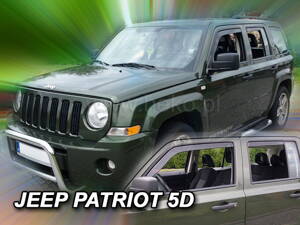 Deflektory Heko - Jeep Patriot od 2006 (so zadnými)