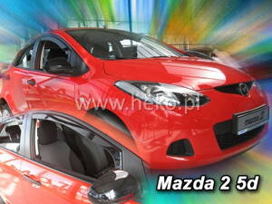 Deflektory Heko - Mazda 2 2009-2014