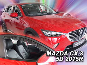 Deflektory Heko - Mazda CX-3 od 2015