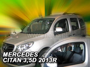 Deflektory Heko - Mercedes Citan W415 od 2012