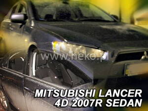 Deflektory Heko - Mitsubishi Lancer od 2007