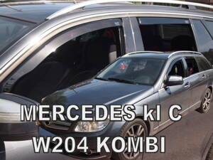 Deflektory Heko - Mercedes C W204 Combi 2007-2014 (so zadnými)