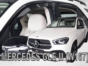 Deflektory Heko - Mercedes GLE W167 od 2019 (so zadnými)
