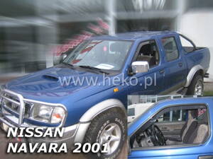 Deflektory Heko - Nissan Navara Pick up D22 2001-2005