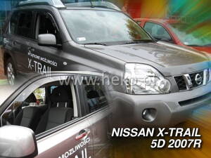 Deflektory Heko - Nissan X-Trail (T31) 2007-2013 (so zadnými)