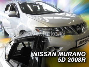 Deflektory Heko - Nissan Murano od 2008 (so zadnými)