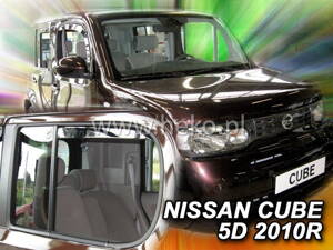 Deflektory Heko - Nissan Cube od 2010 (so zadnými)