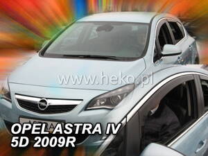 Deflektory Heko - Opel Astra J 2009-2015
