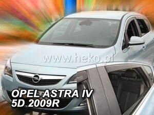 Deflektory Heko - Opel Astra J 2009-2015 (so zadnými)