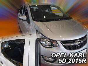 Deflektory Heko - Opel Karl od 2015 (so zadnými)