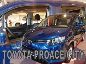 Deflektory Heko - Toyota ProAce City od 2019 (so zadnými)