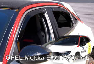 Deflektory Heko - Opel Mokka od 2020 (so zadnými)