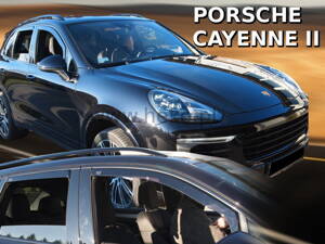 Deflektory Heko - Porsche Cayenne 2010-2017 (so zadnými)