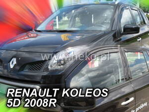 Deflektory Heko - Renault Koleos 2008-2016 (so zadnými)