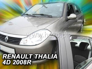 Deflektory Heko - Renault Thalia od 10/2008 (so zadnými)