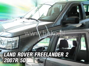 Deflektory Heko - Land Rover Freelander II 5-dverový 2006-2014 (so zadnými)