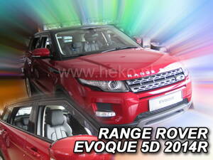 Deflektory Heko - Land Rover Range Rover Evoque 2011-2019 (so zadnými)