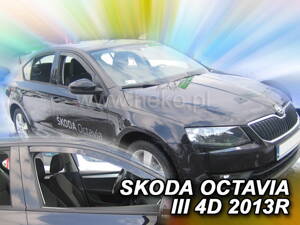 Deflektory Heko - Škoda Octavia III 2013-2020