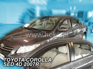 Deflektory Heko - Toyota Corolla Sedan 2007-2013 (so zadnými)