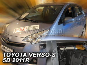Deflektory Heko - Toyota Verso S od 2011 (so zadnými)