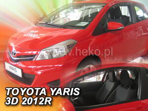 Deflektory Heko - Toyota Yaris 3-dverová 2011-2020