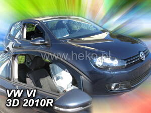 Deflektory Heko - VW Golf VI 3-dverový 2009-2013