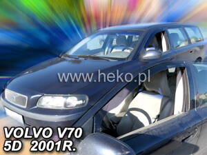 Deflektory Heko - Volvo V70 od 2000