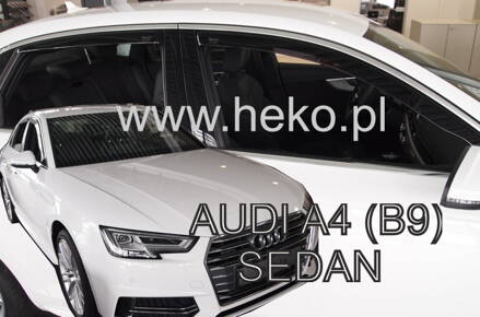 Deflektory Heko - Audi A4 Sedan od 2016 (so zadnými)