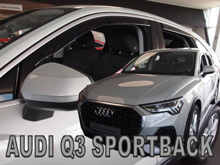 Deflektory Heko - Audi Q3 Sportback od 2020 (so zadnými)