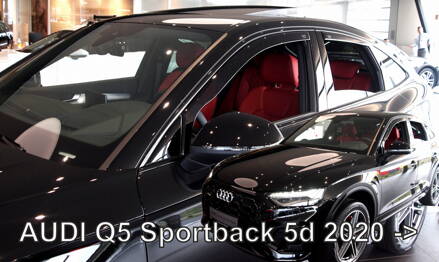 Deflektory Heko - Audi Q5 Sportback od 2020 (so zadnými)