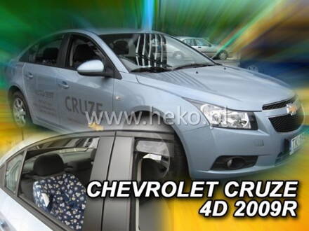 Deflektory Heko - Chevrolet Cruze Sedan od 2009 (so zadnými)