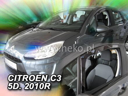 Deflektory Heko - Citroen C3 2010-2017