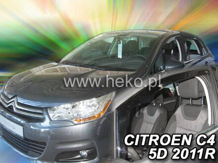 Deflektory Heko - Citroen C4 2010-2018