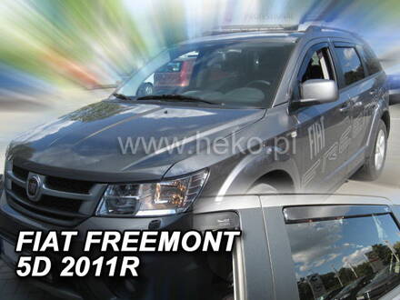 Deflektory Heko - Fiat Freemont od 2011 (so zadnými)
