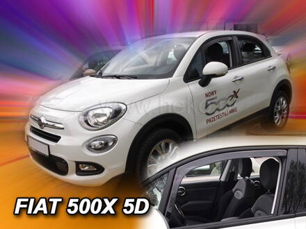 Deflektory Heko - Fiat 500X 5-dverový od 2015