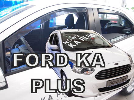 Deflektory Heko - Ford Ka+ od 2014 (so zadnými)