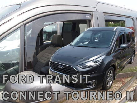 Deflektory Heko - Ford Transit Connect / Tourneo od 2013 (so zadnými)