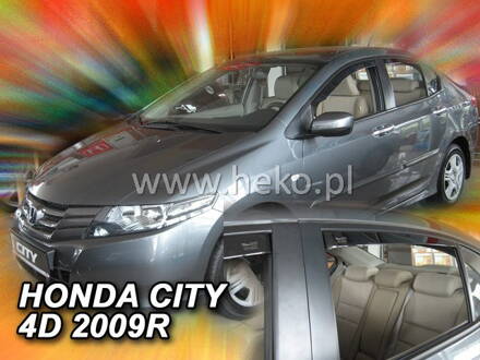 Deflektory Heko - Honda City od 2009 (so zadnými)