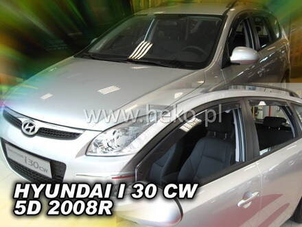 Deflektory Heko - Hyundai i30 Combi 2008-2012 (so zadnými)