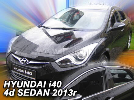 Deflektory Heko - Hyundai i40 Sedan od 2011 (so zadnými)