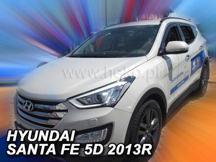 Deflektory Heko - Hyundai Santa Fe 20012-2018 (so zadnými)