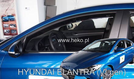Deflektory Heko - Hyundai Elantra 2016-2020